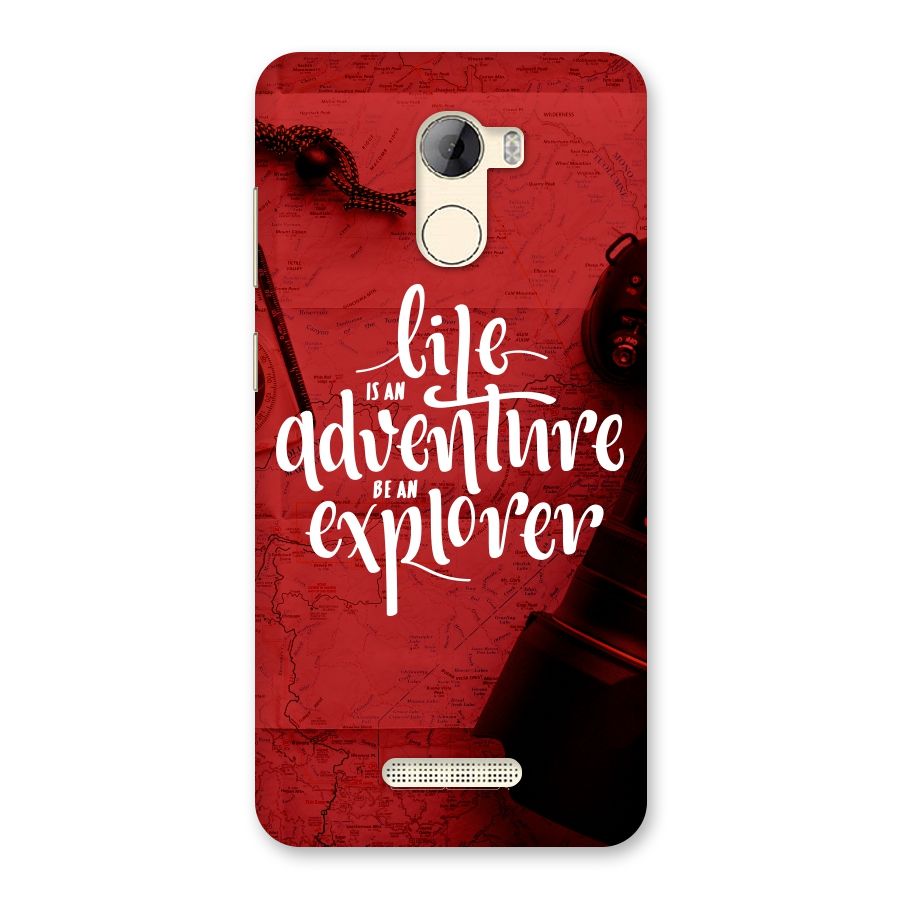 Life Adventure Explorer Back Case for Gionee A1 LIte