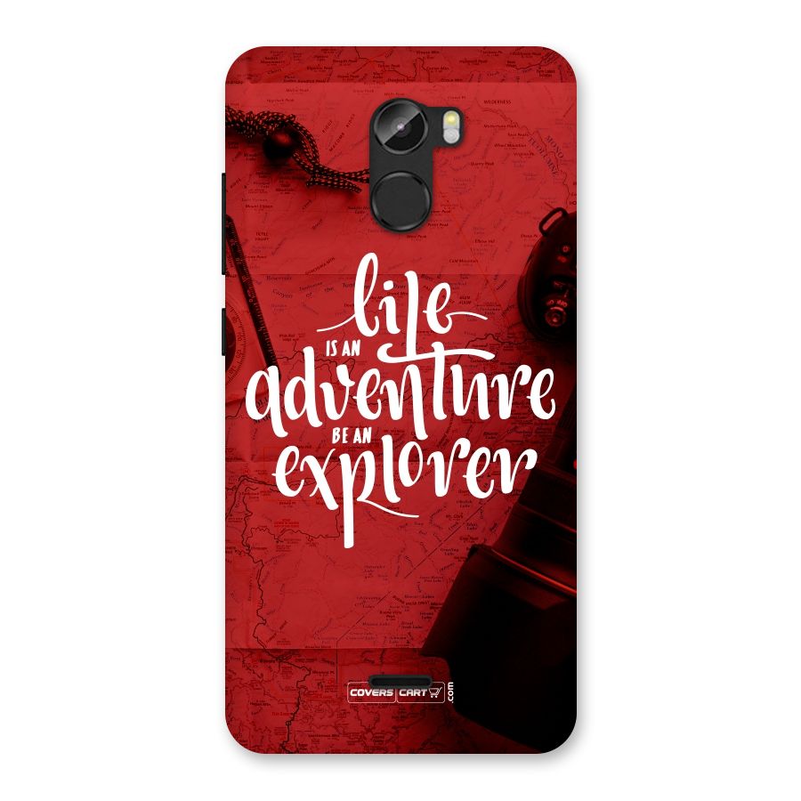 Life Adventure Explorer Back Case for Gionee X1