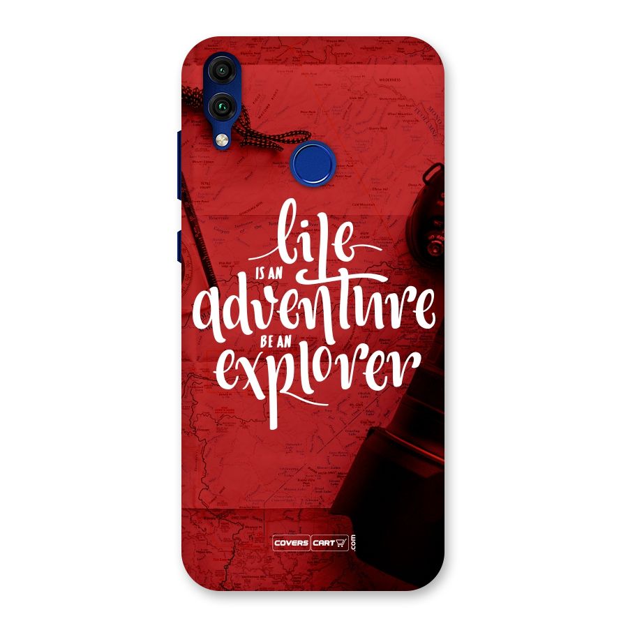 Life Adventure Explorer Back Case for Honor 8C