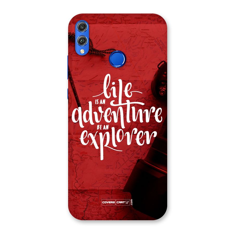 Life Adventure Explorer Back Case for Honor 8X