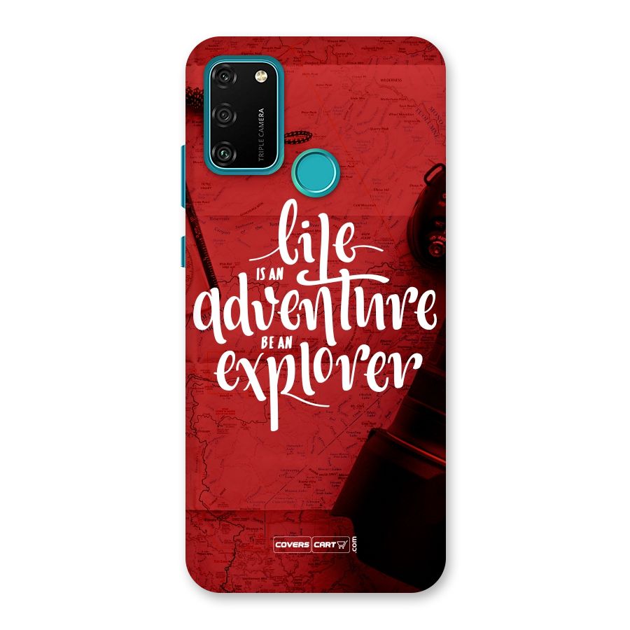 Life Adventure Explorer Back Case for Honor 9A