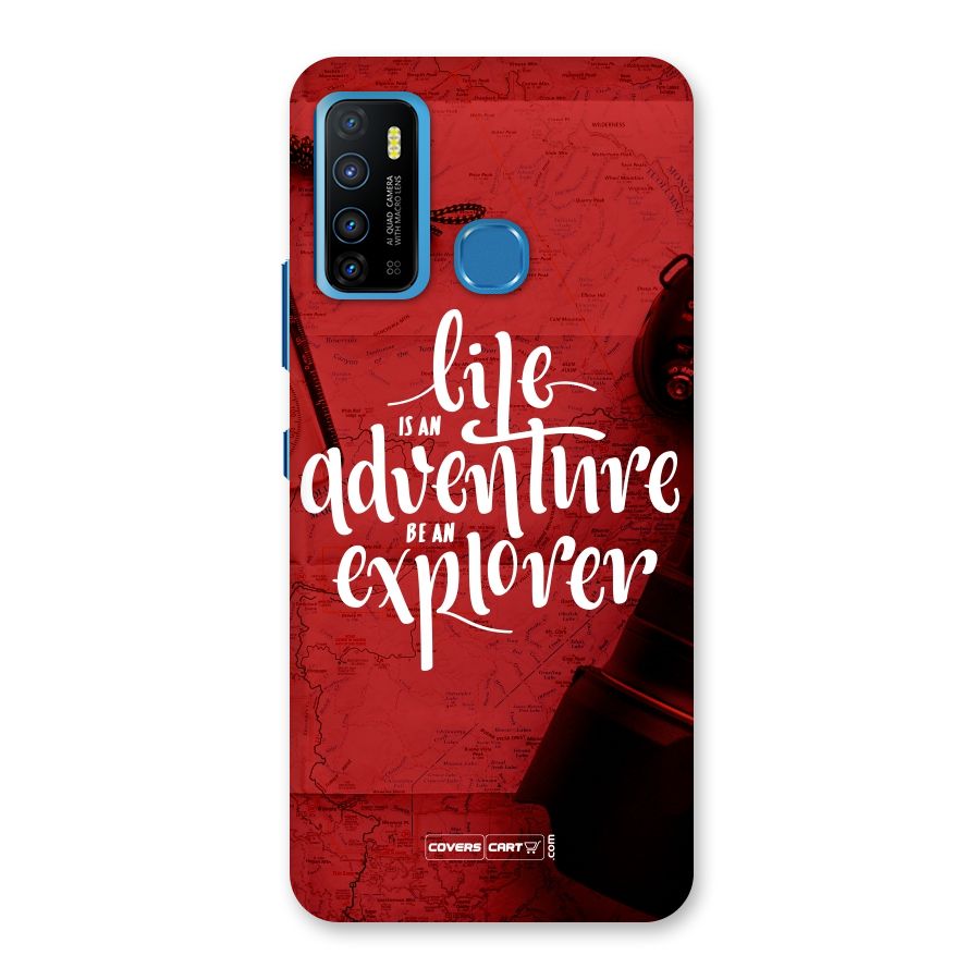 Life Adventure Explorer Back Case for Infinix Hot 9