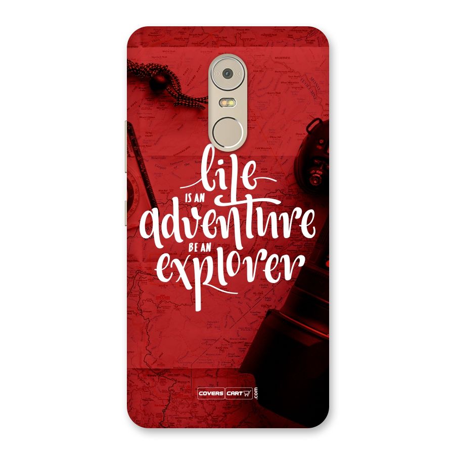 Life Adventure Explorer Back Case for Lenovo K6 Note