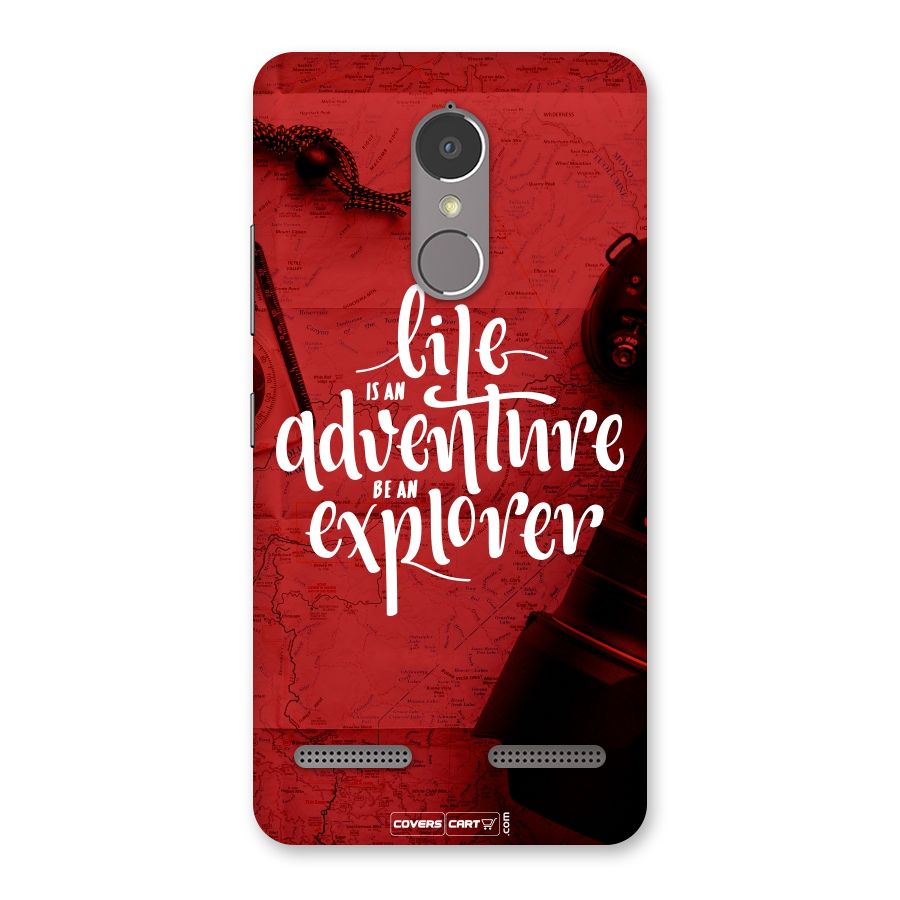 Life Adventure Explorer Back Case for Lenovo K6 Power