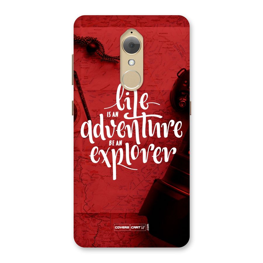 Life Adventure Explorer Back Case for Lenovo K8