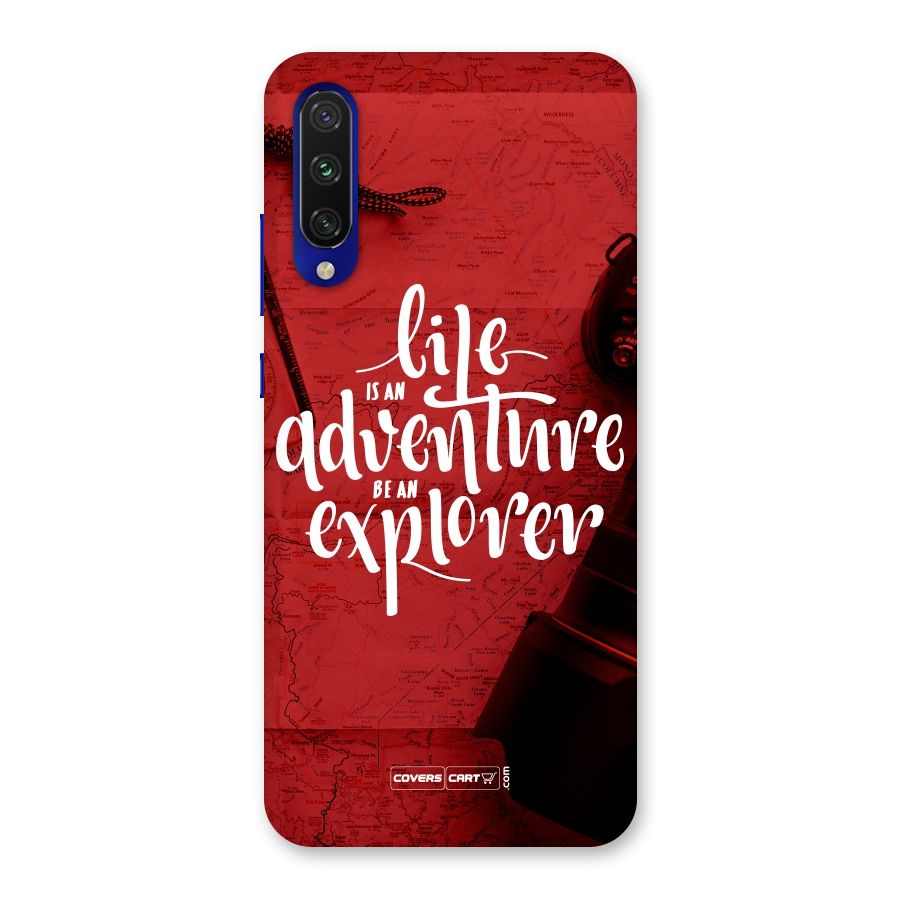 Life Adventure Explorer Back Case for Mi A3