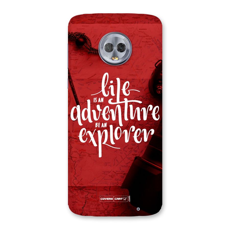 Life Adventure Explorer Back Case for Moto G6 Plus