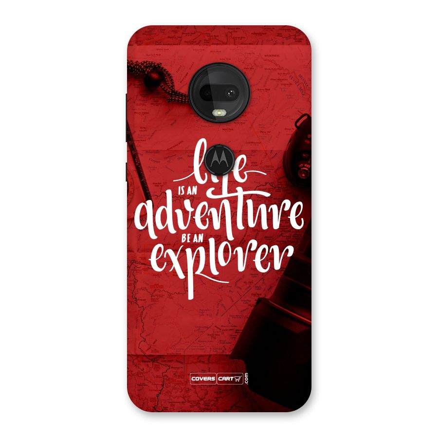 Life Adventure Explorer Back Case for Moto G7