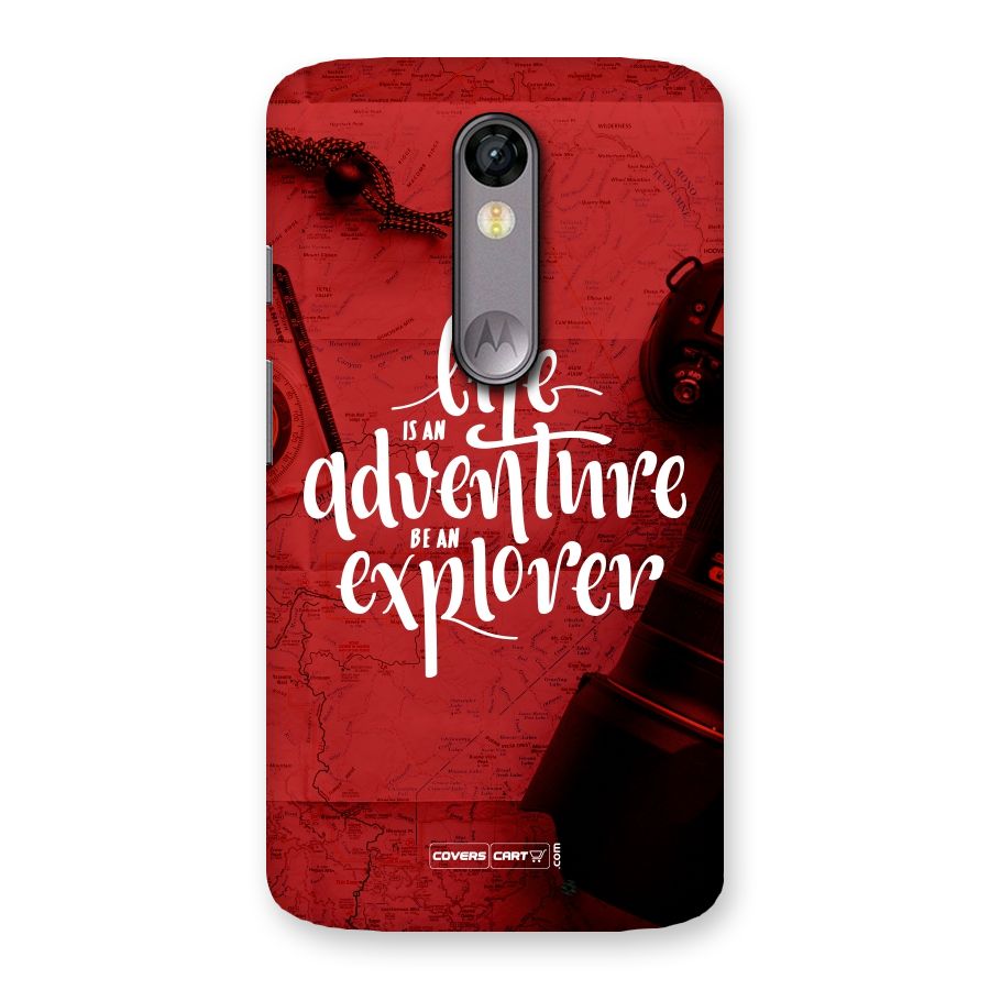 Life Adventure Explorer Back Case for Moto X Force