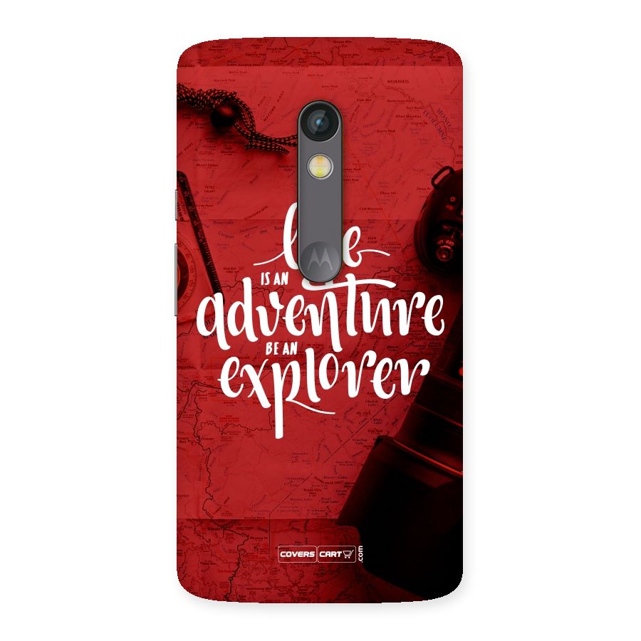 Life Adventure Explorer Back Case for Moto X Play