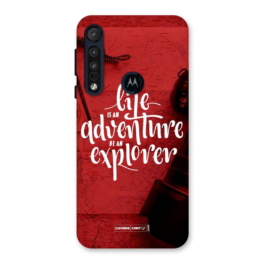 Life Adventure Explorer Back Case for Motorola One Macro