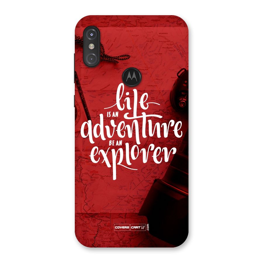 Life Adventure Explorer Back Case for Motorola One Power