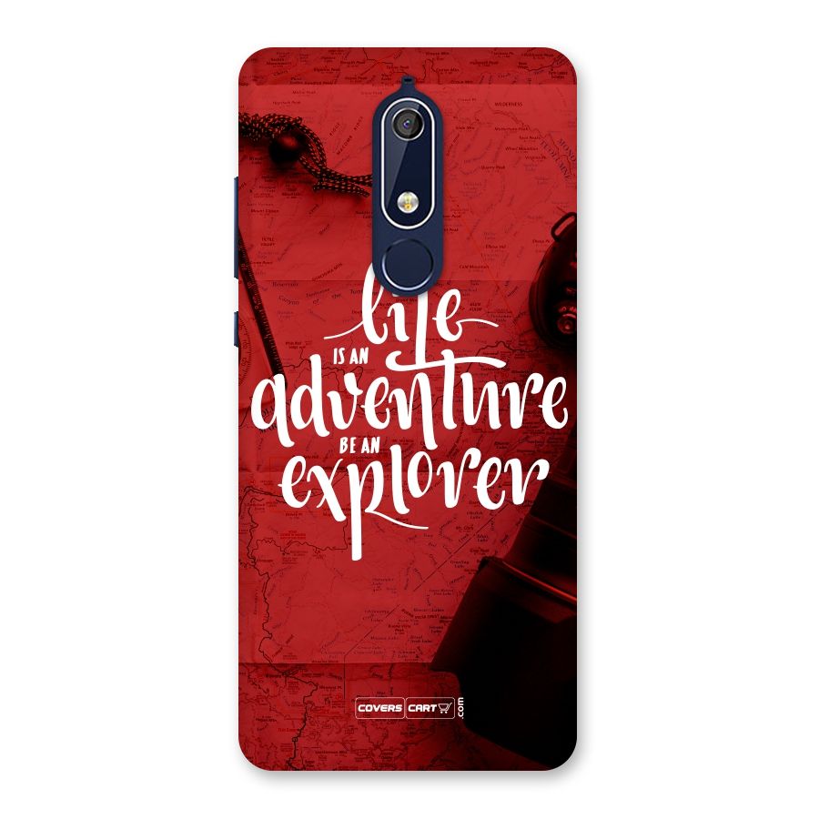 Life Adventure Explorer Back Case for Nokia 5.1