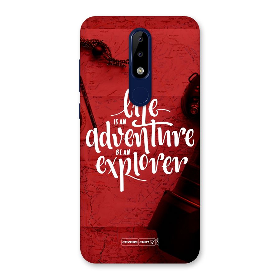 Life Adventure Explorer Back Case for Nokia 5.1 Plus