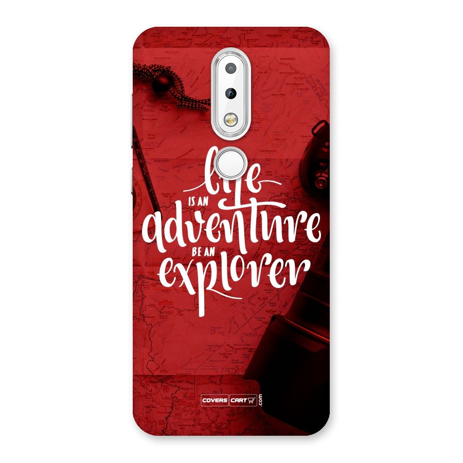 Life Adventure Explorer Back Case for Nokia 6.1 Plus