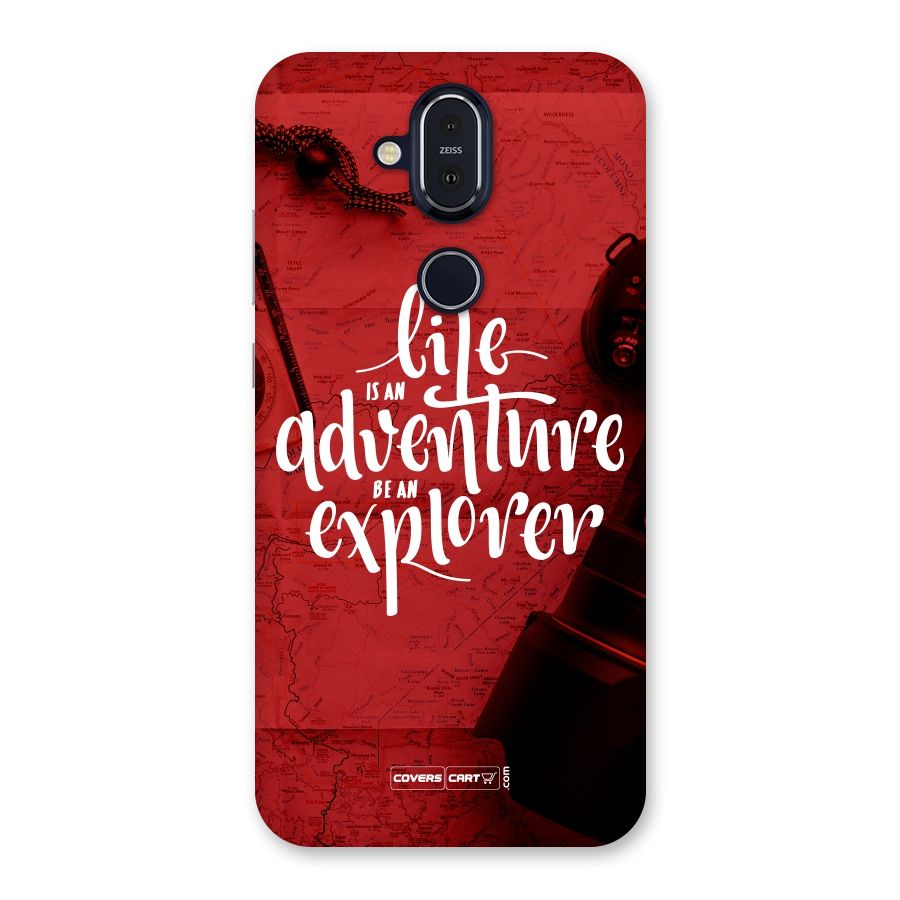 Life Adventure Explorer Back Case for Nokia 8.1