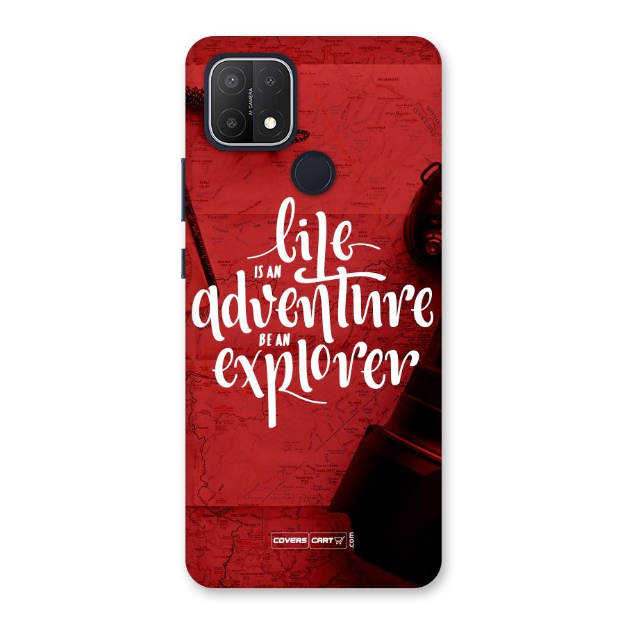 Life Adventure Explorer Back Case for Oppo A15