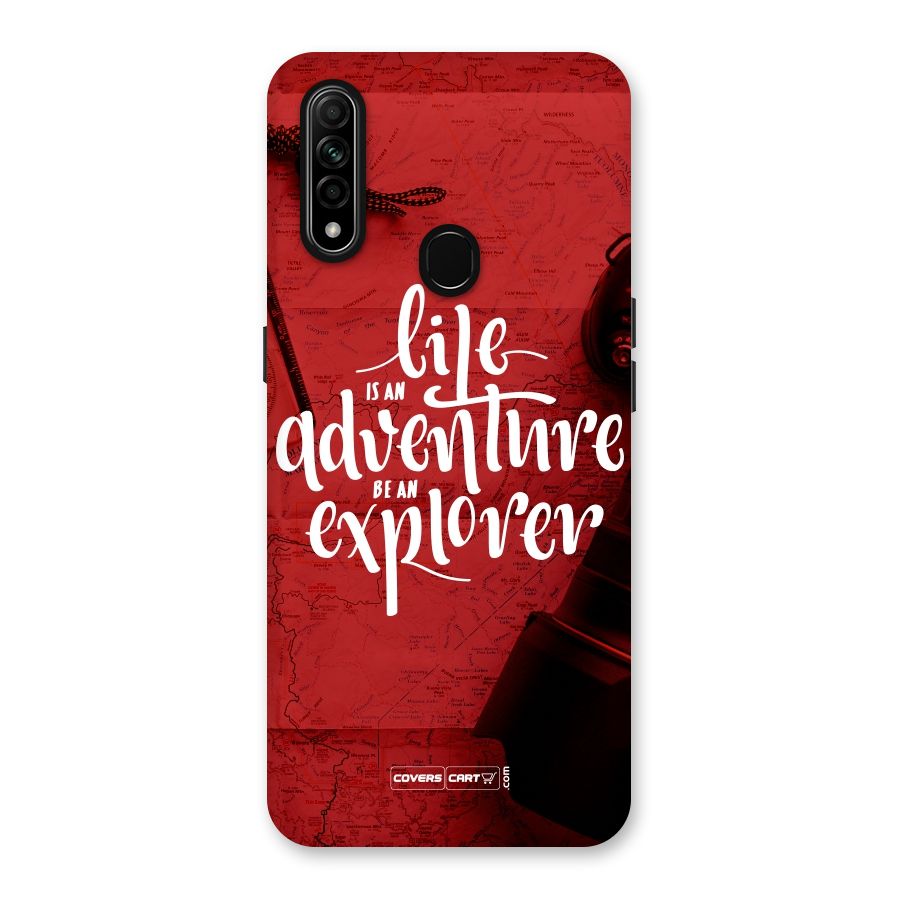 Life Adventure Explorer Back Case for Oppo A31