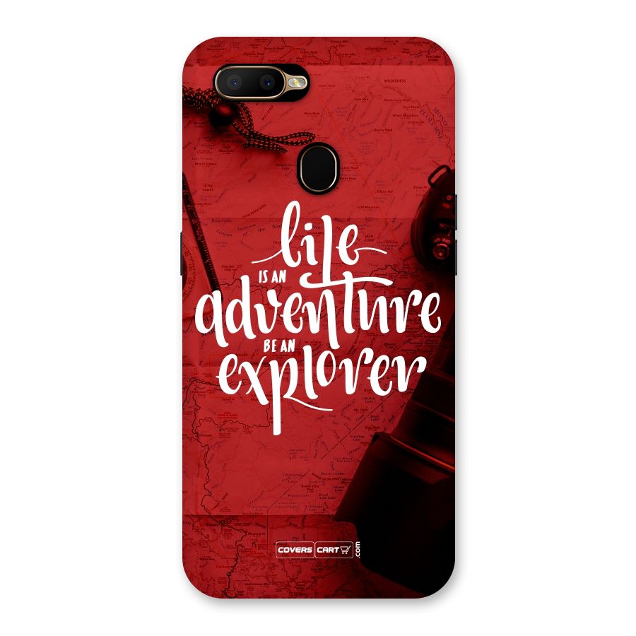 Life Adventure Explorer Back Case for Oppo A5s