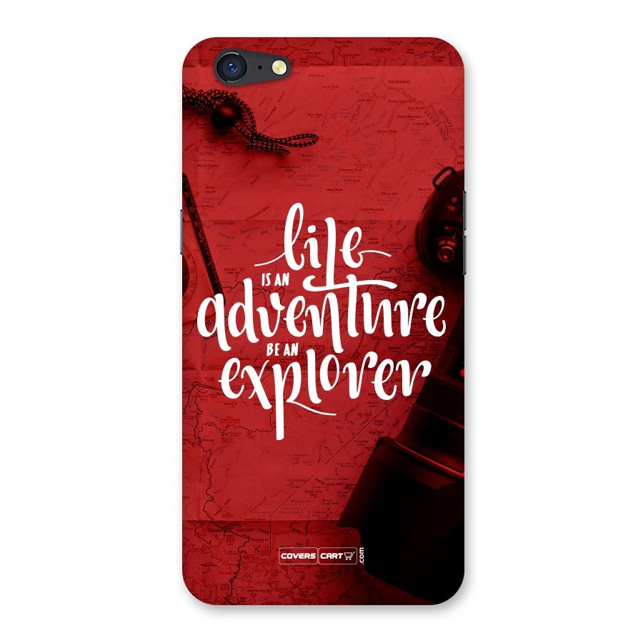 Life Adventure Explorer Back Case for Oppo A71