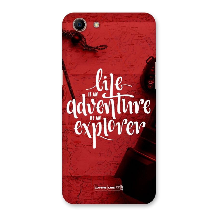 Life Adventure Explorer Back Case for Oppo A83 (2018)