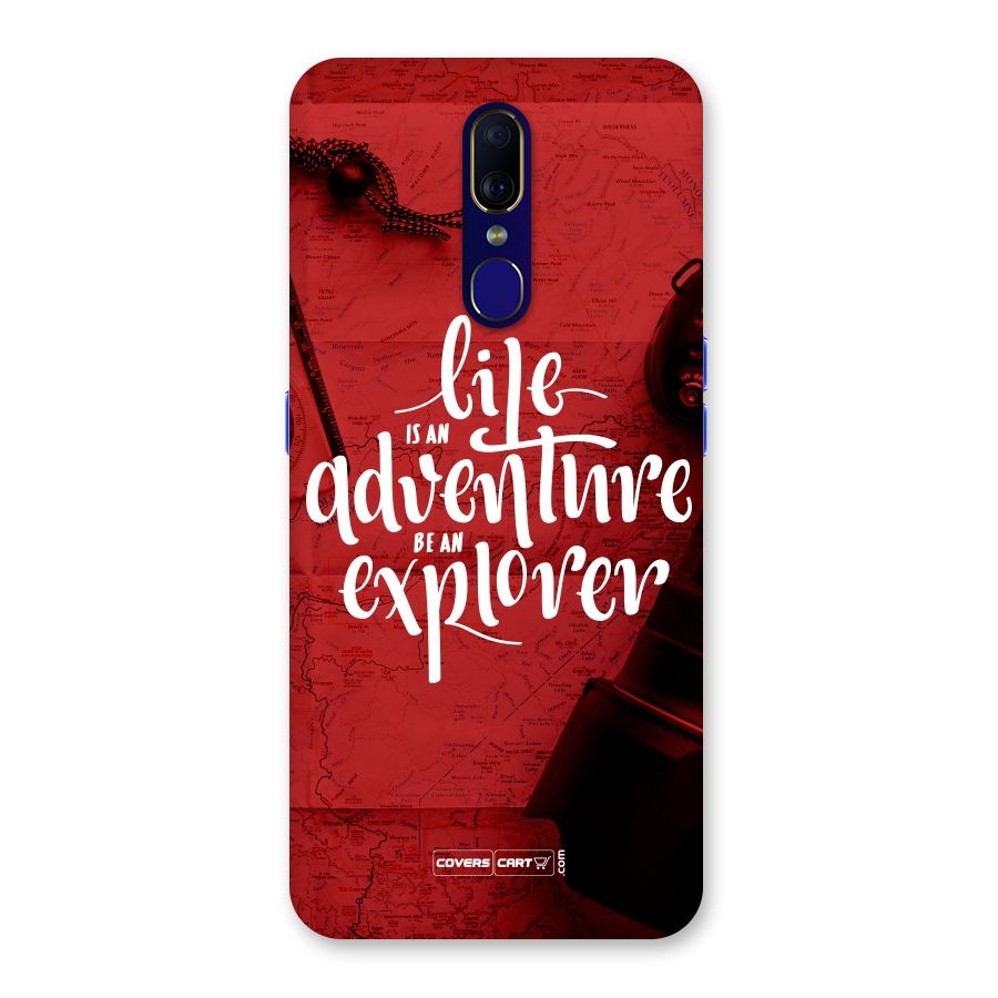 Life Adventure Explorer Back Case for Oppo A9