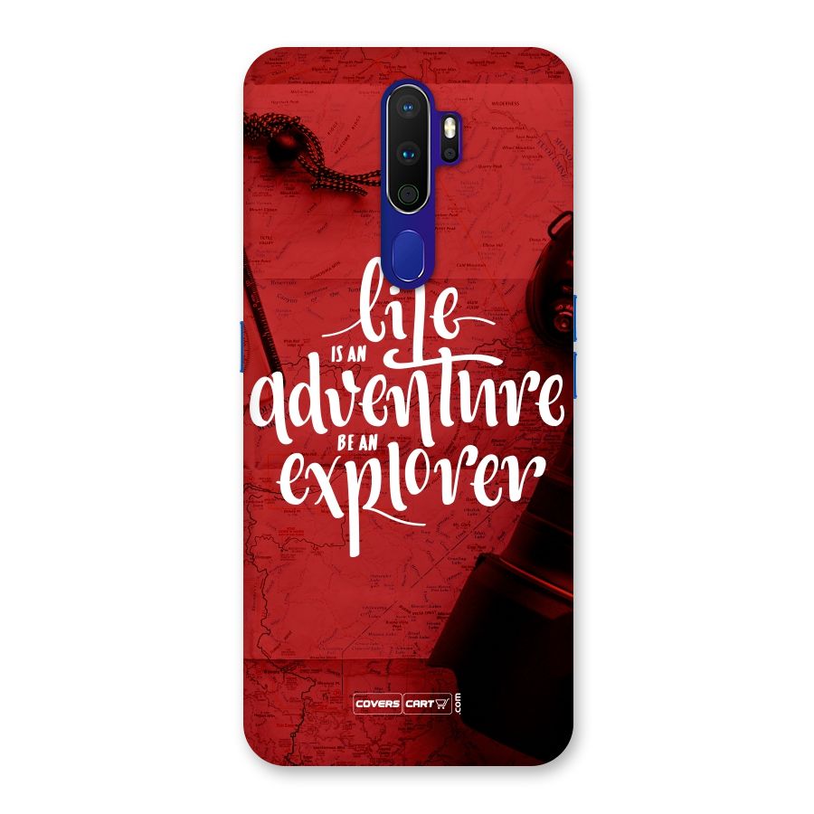 Life Adventure Explorer Back Case for Oppo A9 (2020)