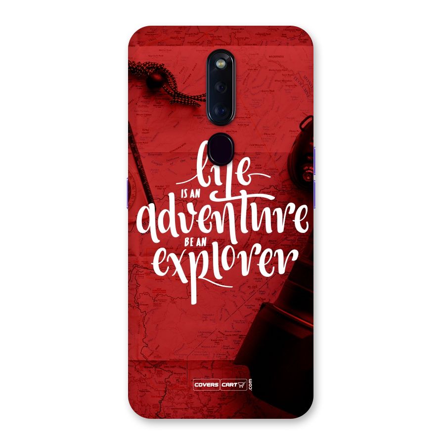Life Adventure Explorer Back Case for Oppo F11 Pro