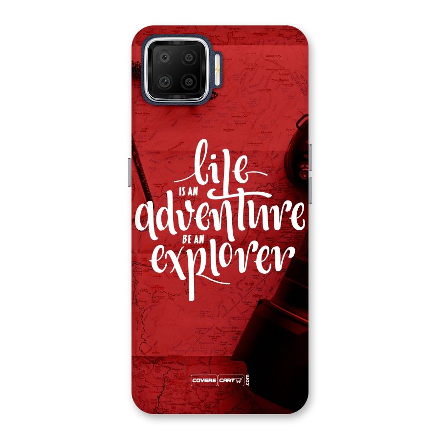 Life Adventure Explorer Back Case for Oppo F17