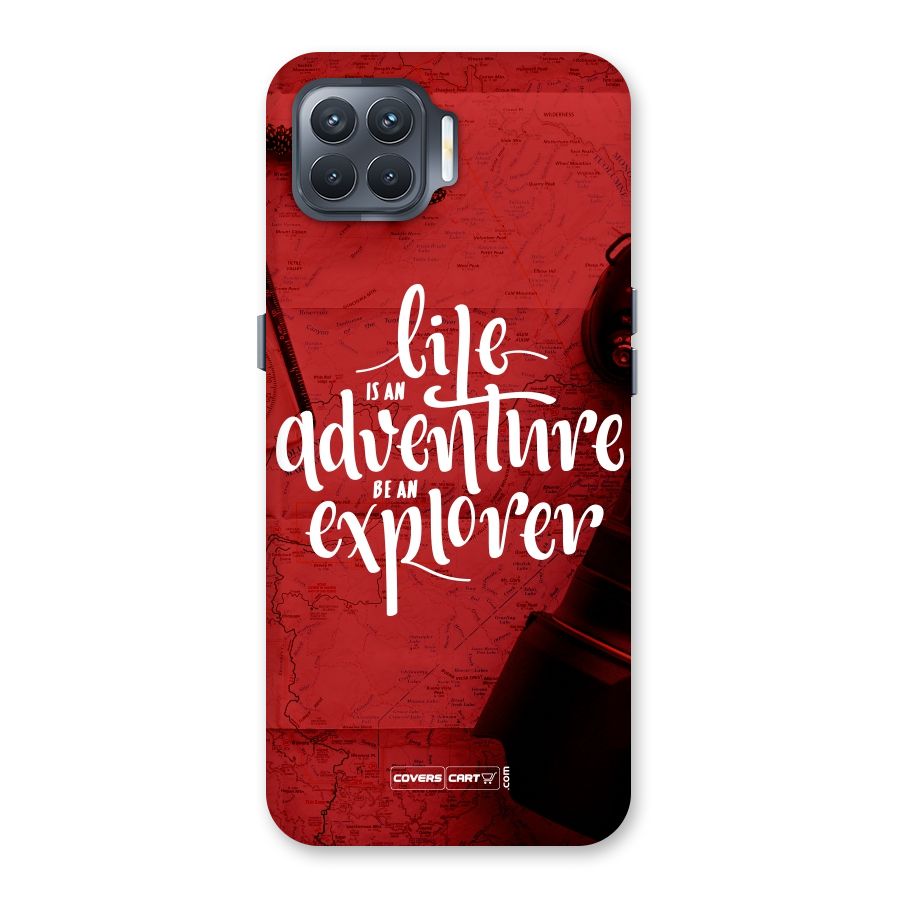 Life Adventure Explorer Back Case for Oppo F17 Pro
