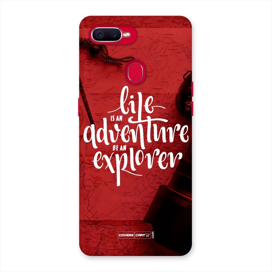 Life Adventure Explorer Back Case for Oppo F9 Pro