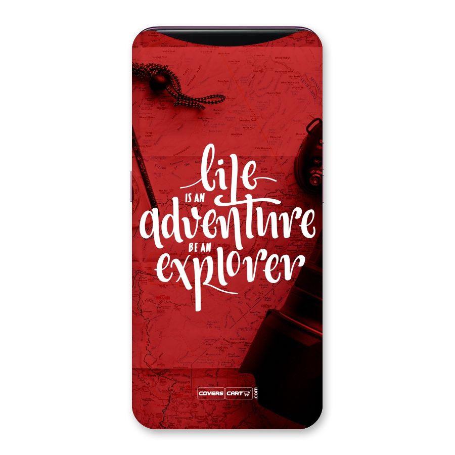 Life Adventure Explorer Back Case for Oppo Find X