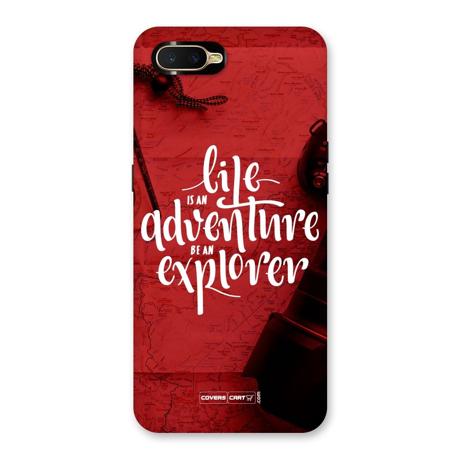 Life Adventure Explorer Back Case for Oppo K1