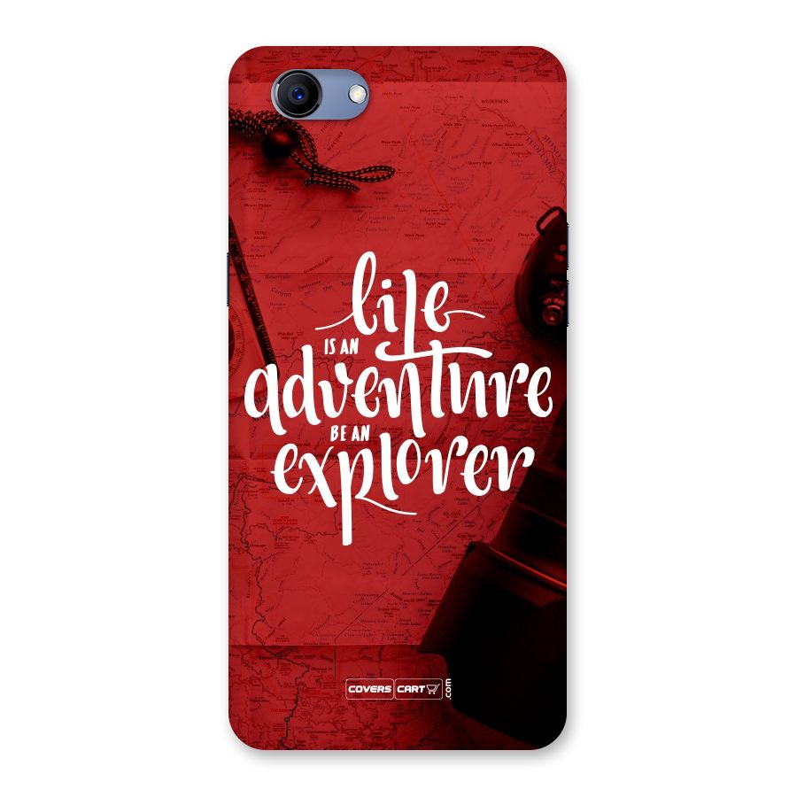 Life Adventure Explorer Back Case for Oppo Realme 1