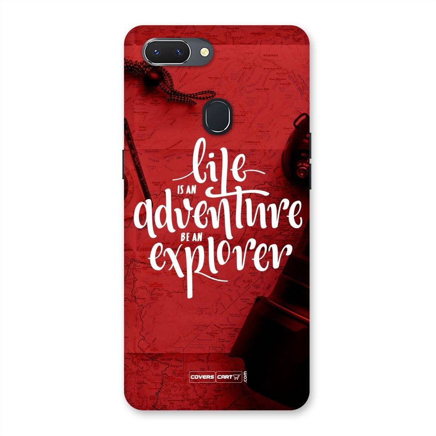 Life Adventure Explorer Back Case for Oppo Realme 2