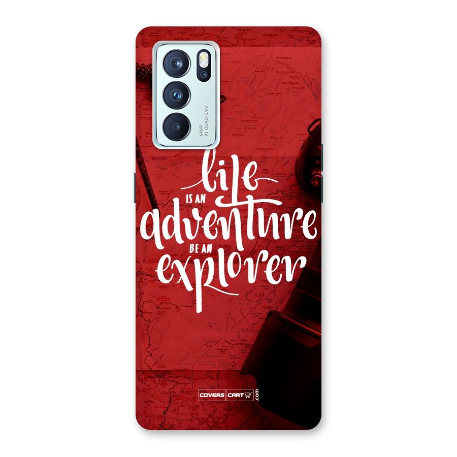 Life Adventure Explorer Back Case for Oppo Reno6 Pro 5G