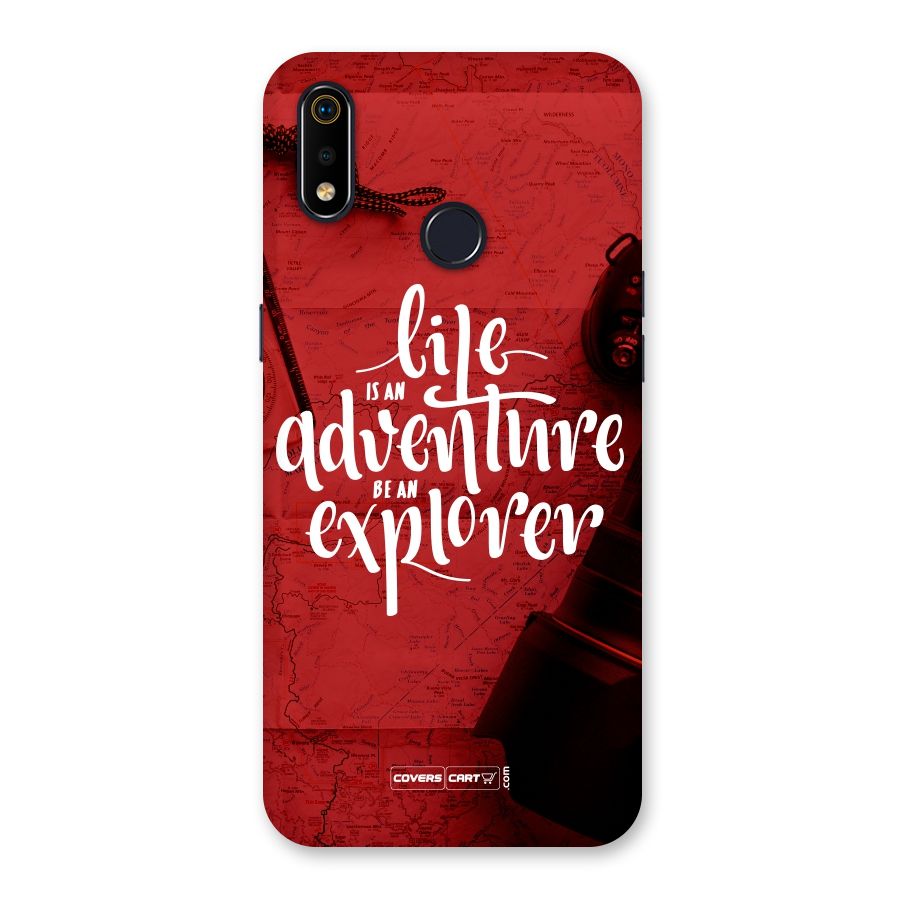 Life Adventure Explorer Back Case for Realme 3i