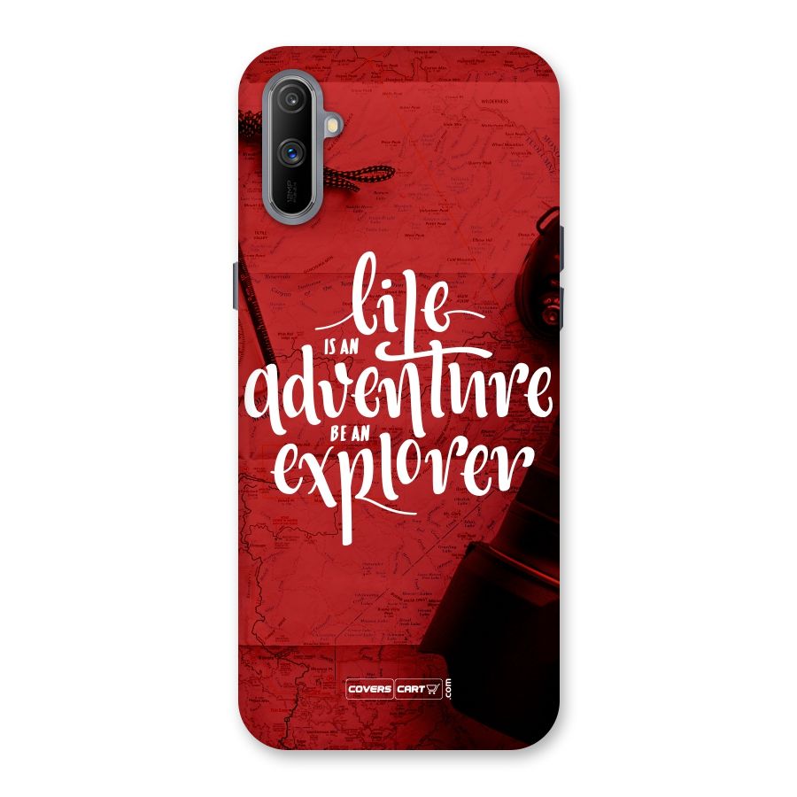 Life Adventure Explorer Back Case for Realme C3