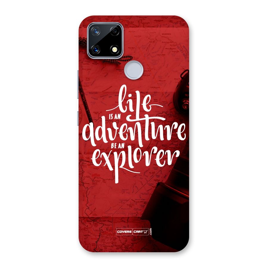 Life Adventure Explorer Back Case for Realme Narzo 20