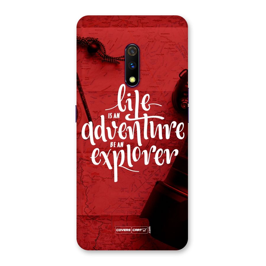 Life Adventure Explorer Back Case for Realme X