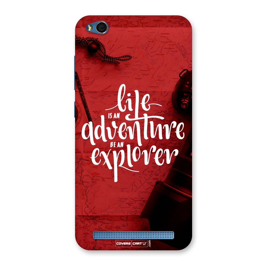 Life Adventure Explorer Back Case for Redmi 5A