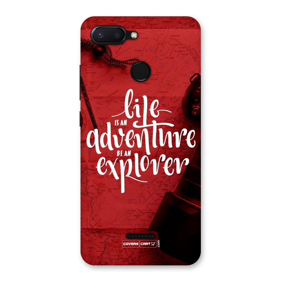 Life Adventure Explorer Back Case for Redmi 6