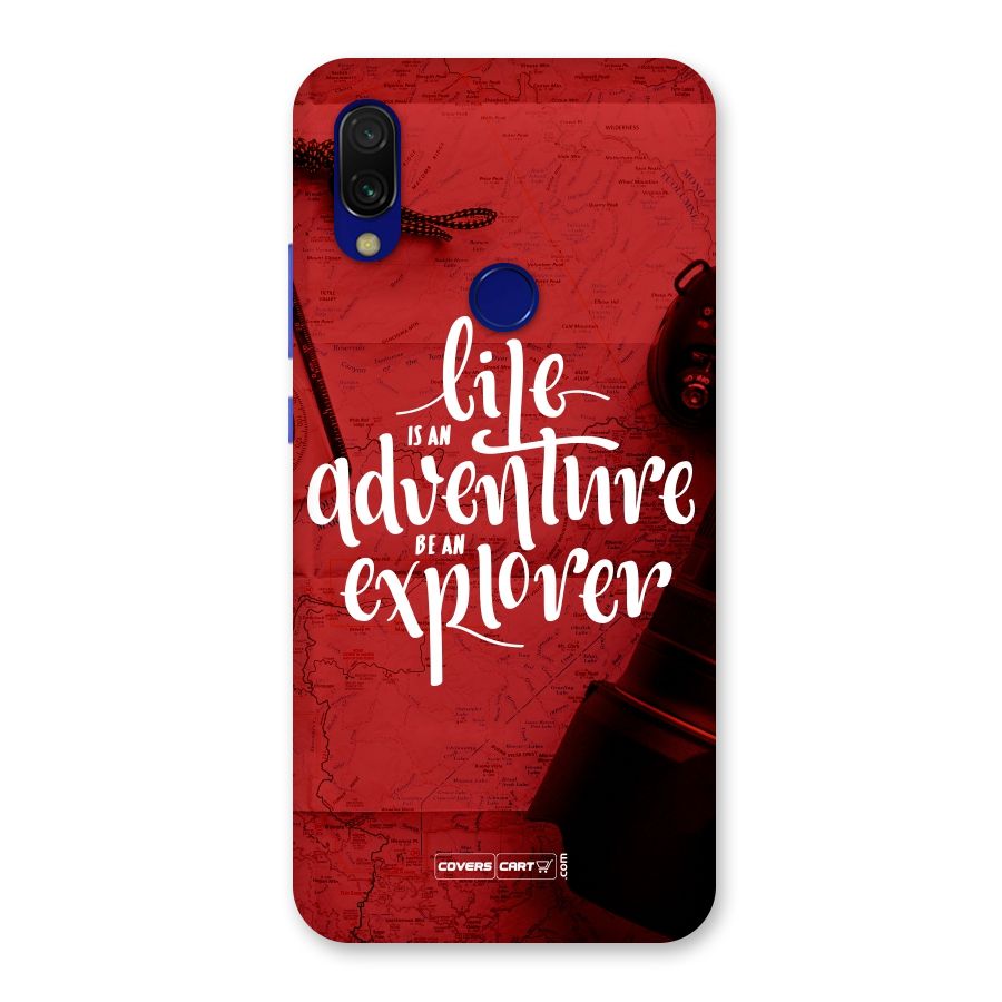 Life Adventure Explorer Back Case for Redmi 7
