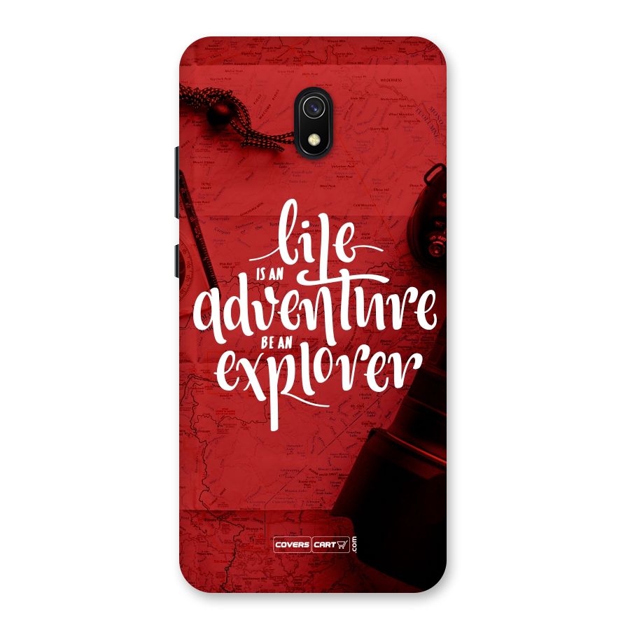 Life Adventure Explorer Back Case for Redmi 8A