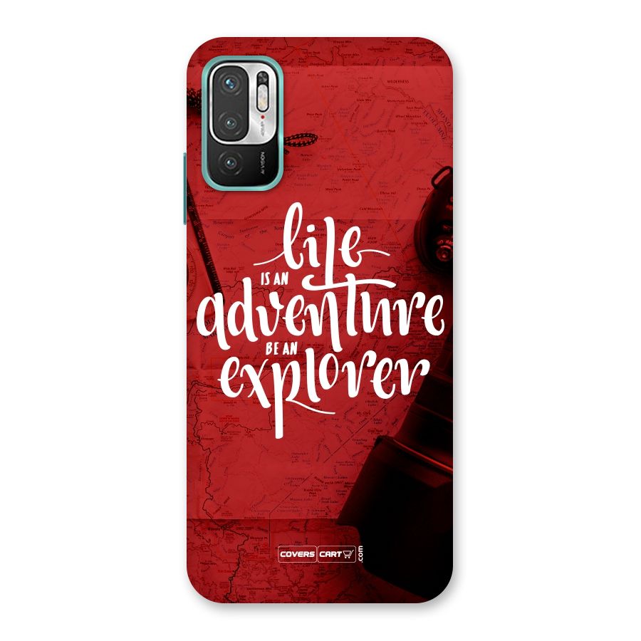 Life Adventure Explorer Back Case for Redmi Note 10T 5G