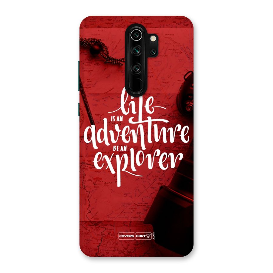 Life Adventure Explorer Back Case for Redmi Note 8 Pro