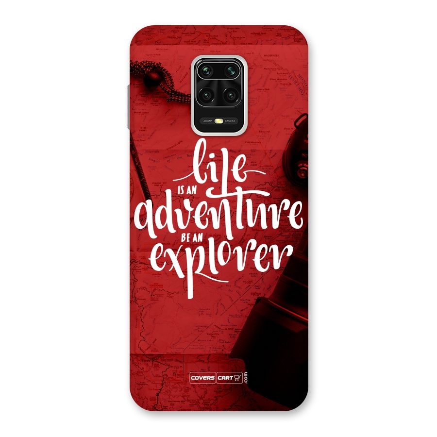 Life Adventure Explorer Back Case for Redmi Note 9 Pro
