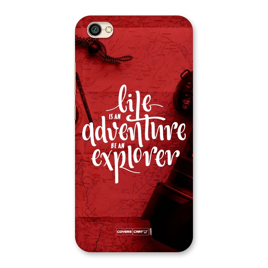 Life Adventure Explorer Back Case for Redmi Y1 Lite
