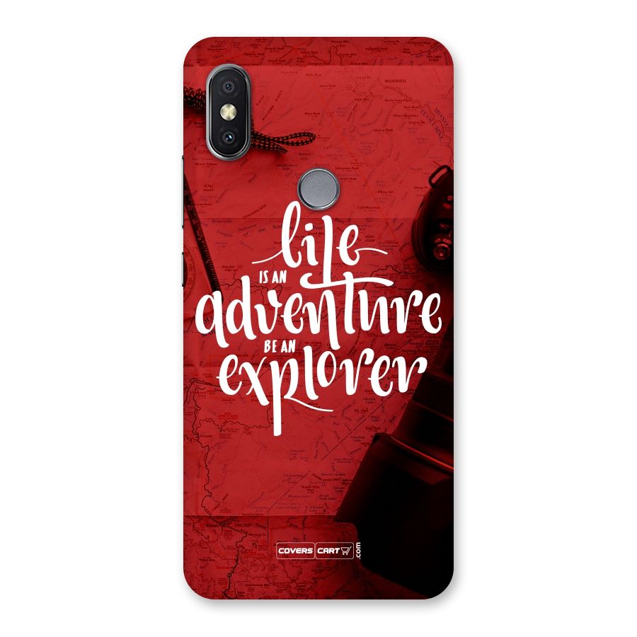 Life Adventure Explorer Back Case for Redmi Y2