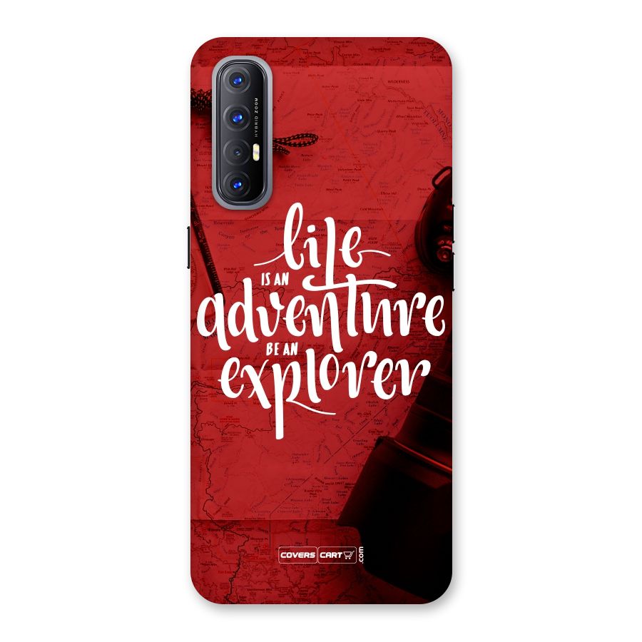 Life Adventure Explorer Back Case for Reno3 Pro